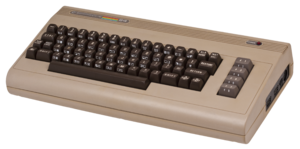 A typical Commodore 64 computer.