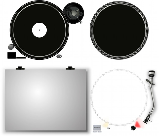 The Wheels Of Steel: Turntable elements rendered by Kyle Kesterson