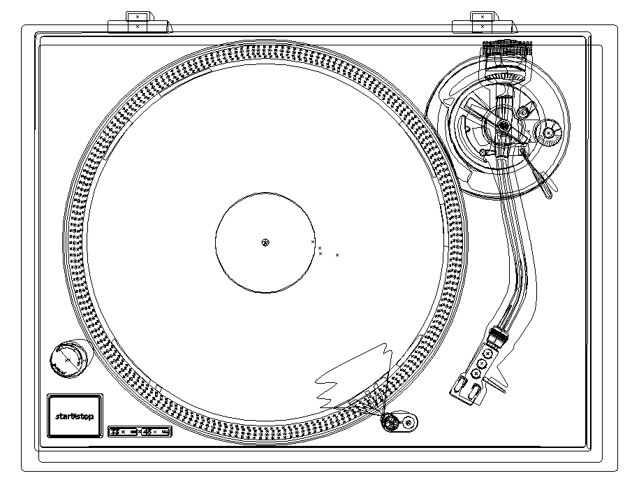 The Wheels Of Steel: Render outline (by Kyle Kesterson, Giant Thinkwell)